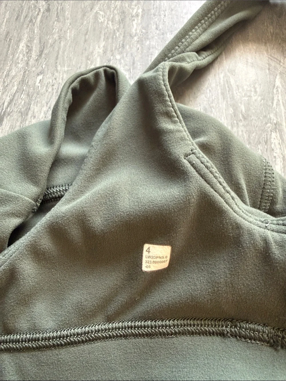 Lululemon Dark Green Align V Neck Sports Bra